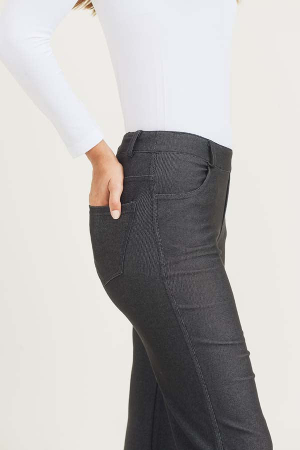 Black Flare Jeggings
