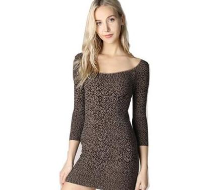 Cheetah Print Dress - iBESTEST.com