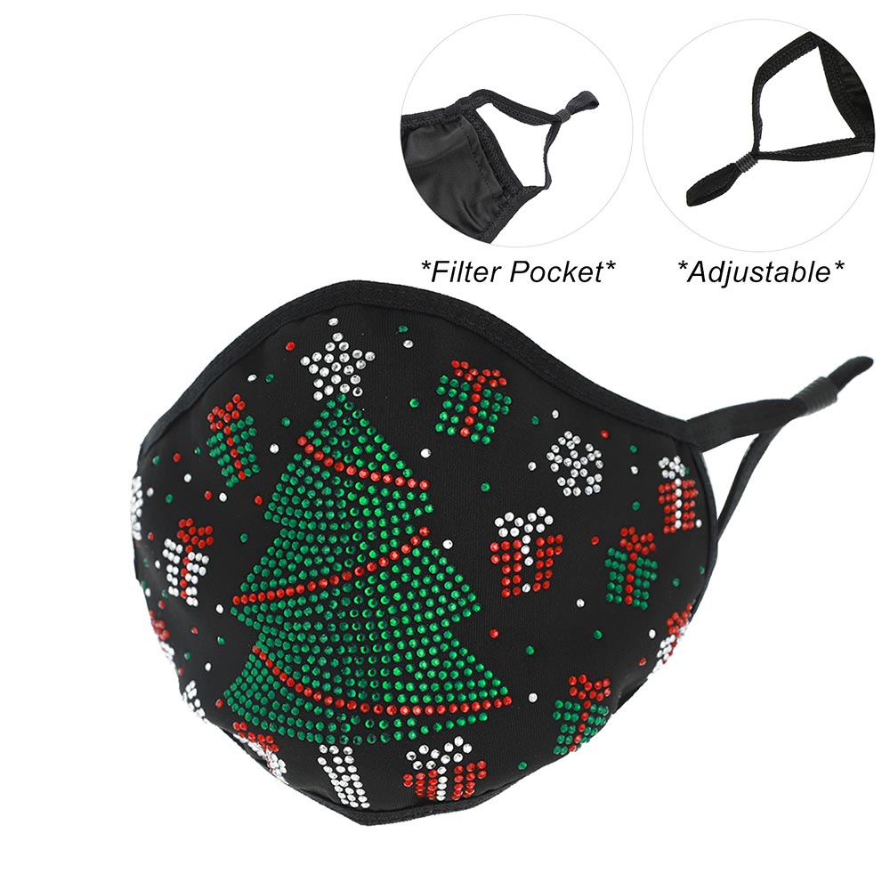 Christmas Bling Mask - iBESTEST.com