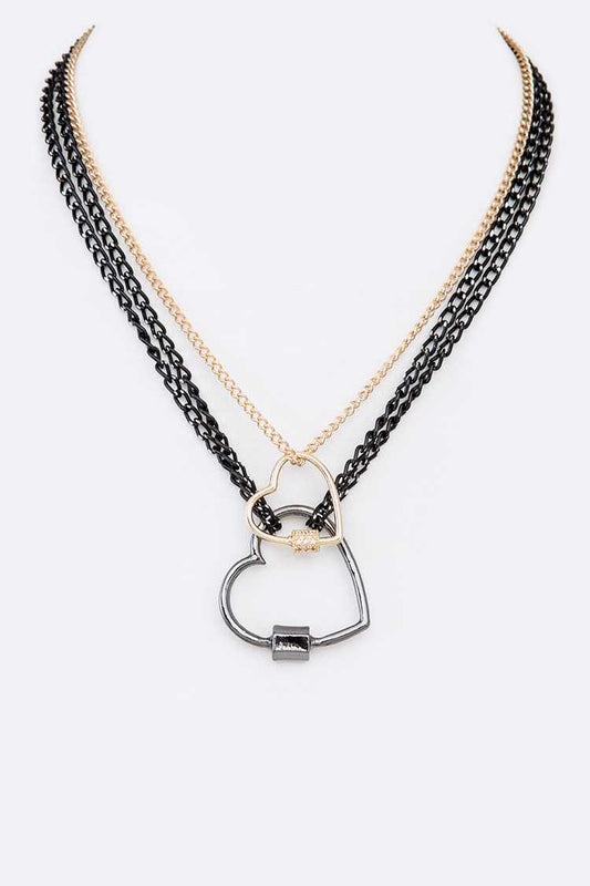 Double Heart Necklace - iBESTEST.com