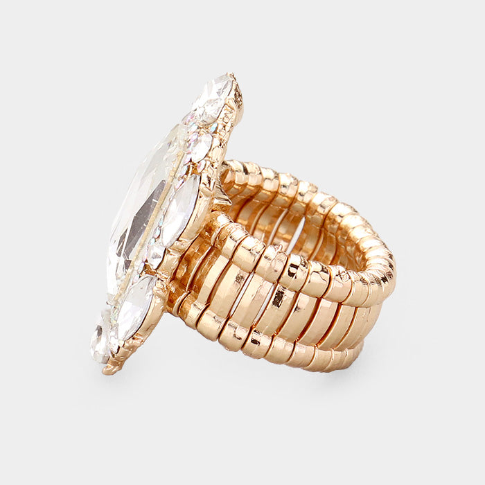 Crystal Stretch Ring - iBESTEST.com