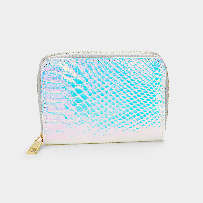 Iridescent wristlet top