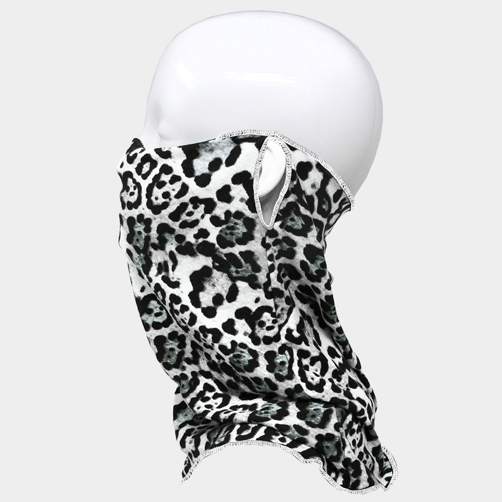 Leopard Print Seamless Face Tube Mask - iBESTEST.com