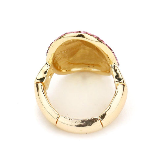 Purple Universe Stretch Cocktail Ring (New)