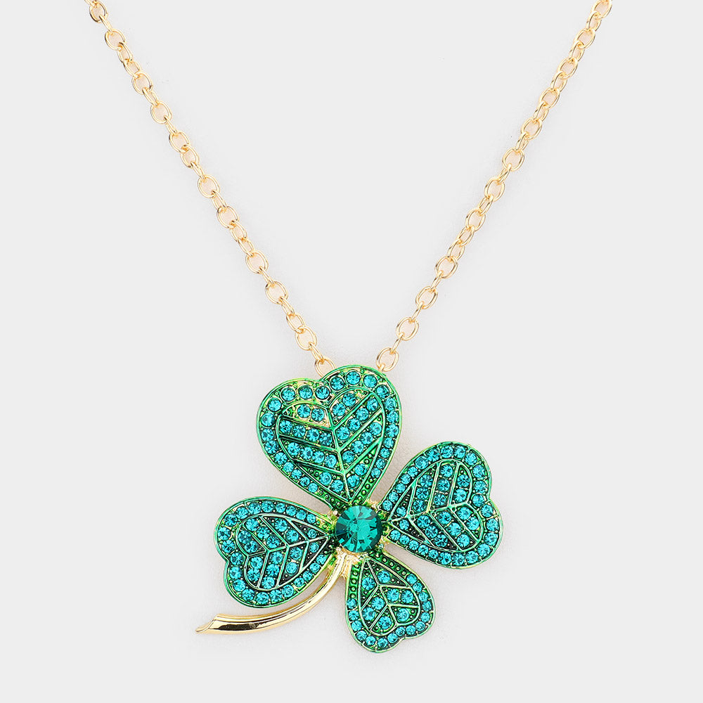 Statement Clover Necklace