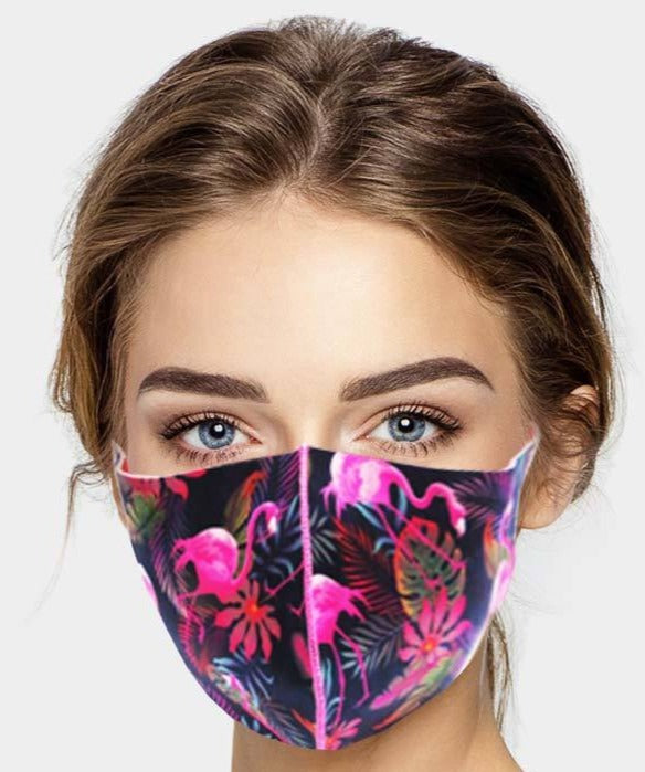 Flamingo Print Mask - iBESTEST.com