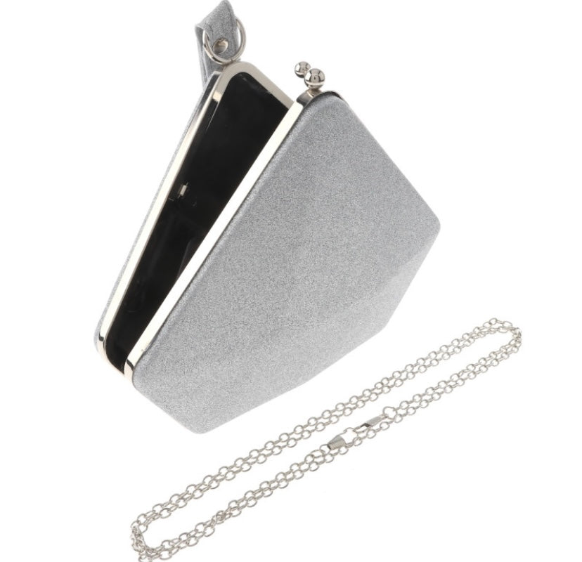 3D Glitter Clutch