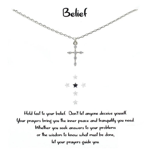 Belief Cross Necklace (New) - iBESTEST.com