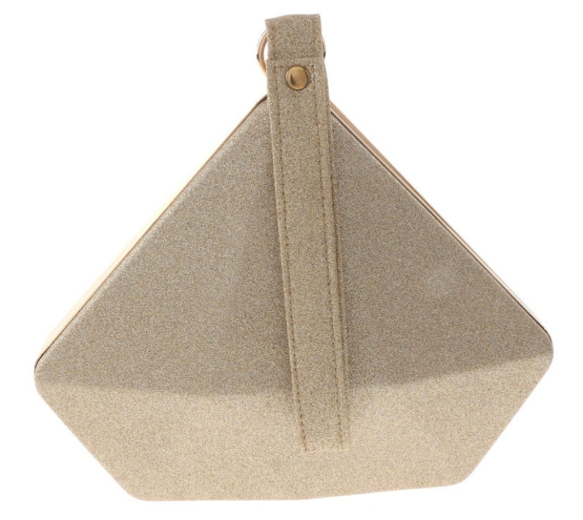3D Glitter Clutch