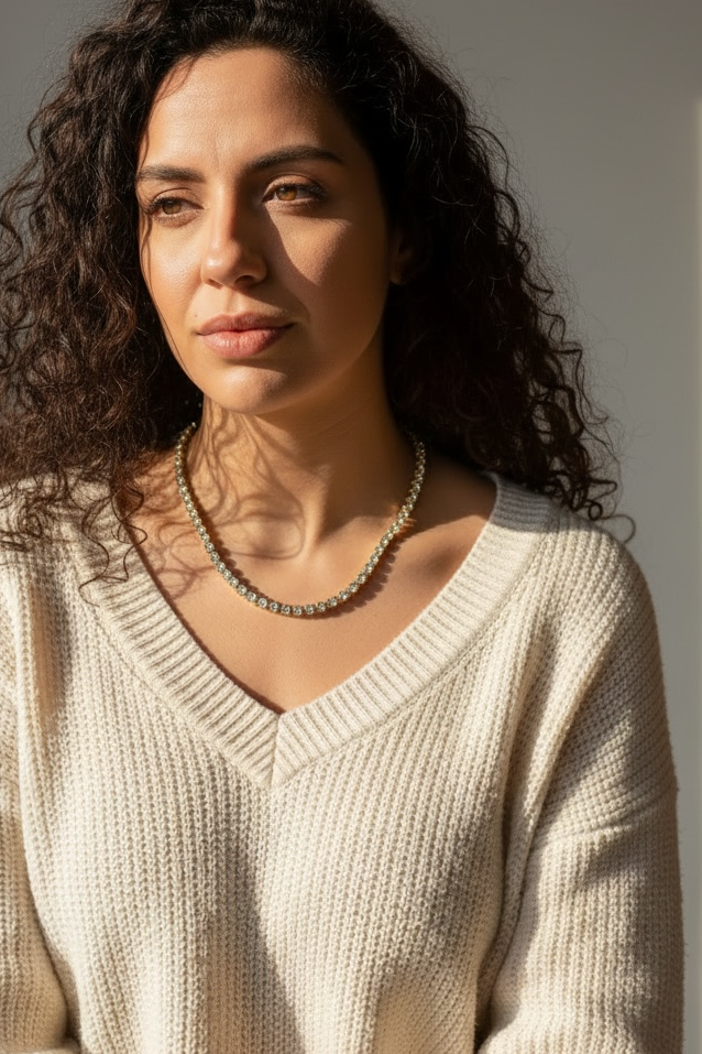 16” Link Studded Necklace - iBESTEST.com