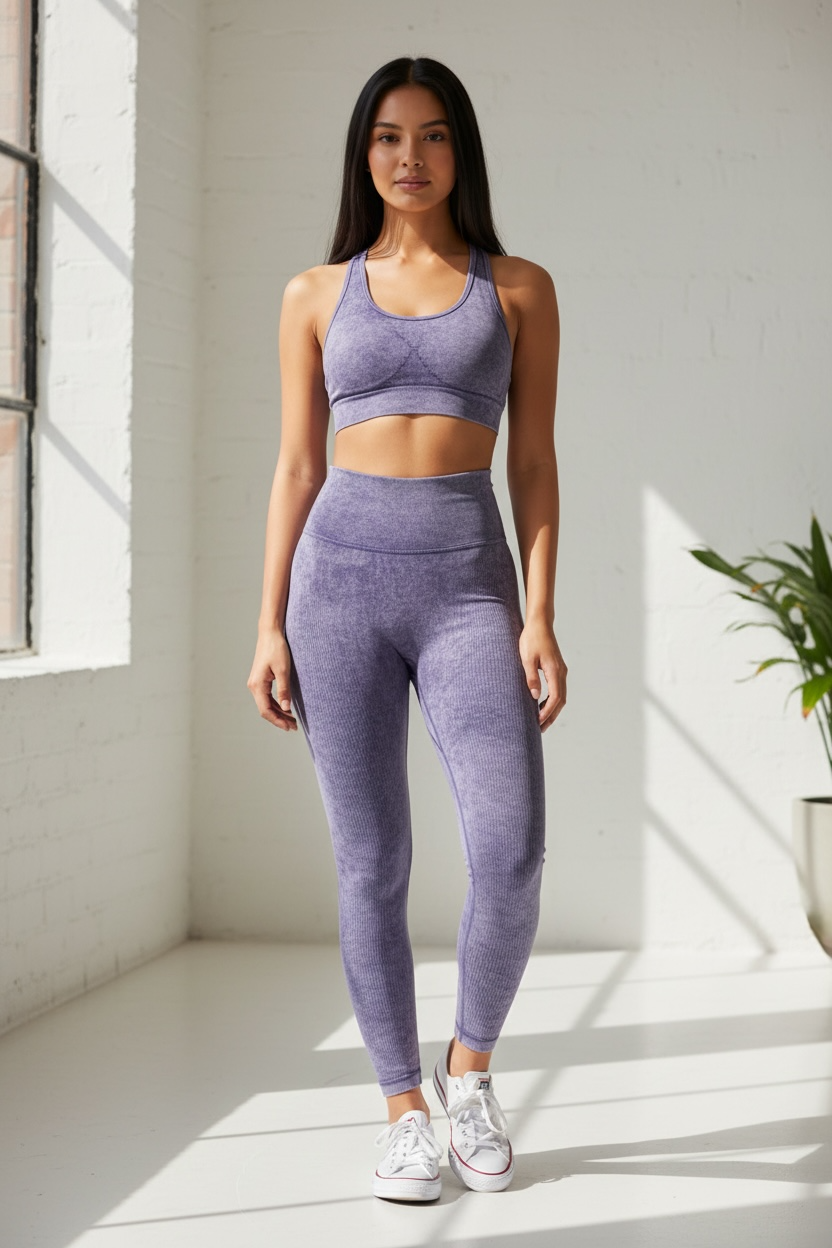 Vintage Wash Sports Bra - iBESTEST.com