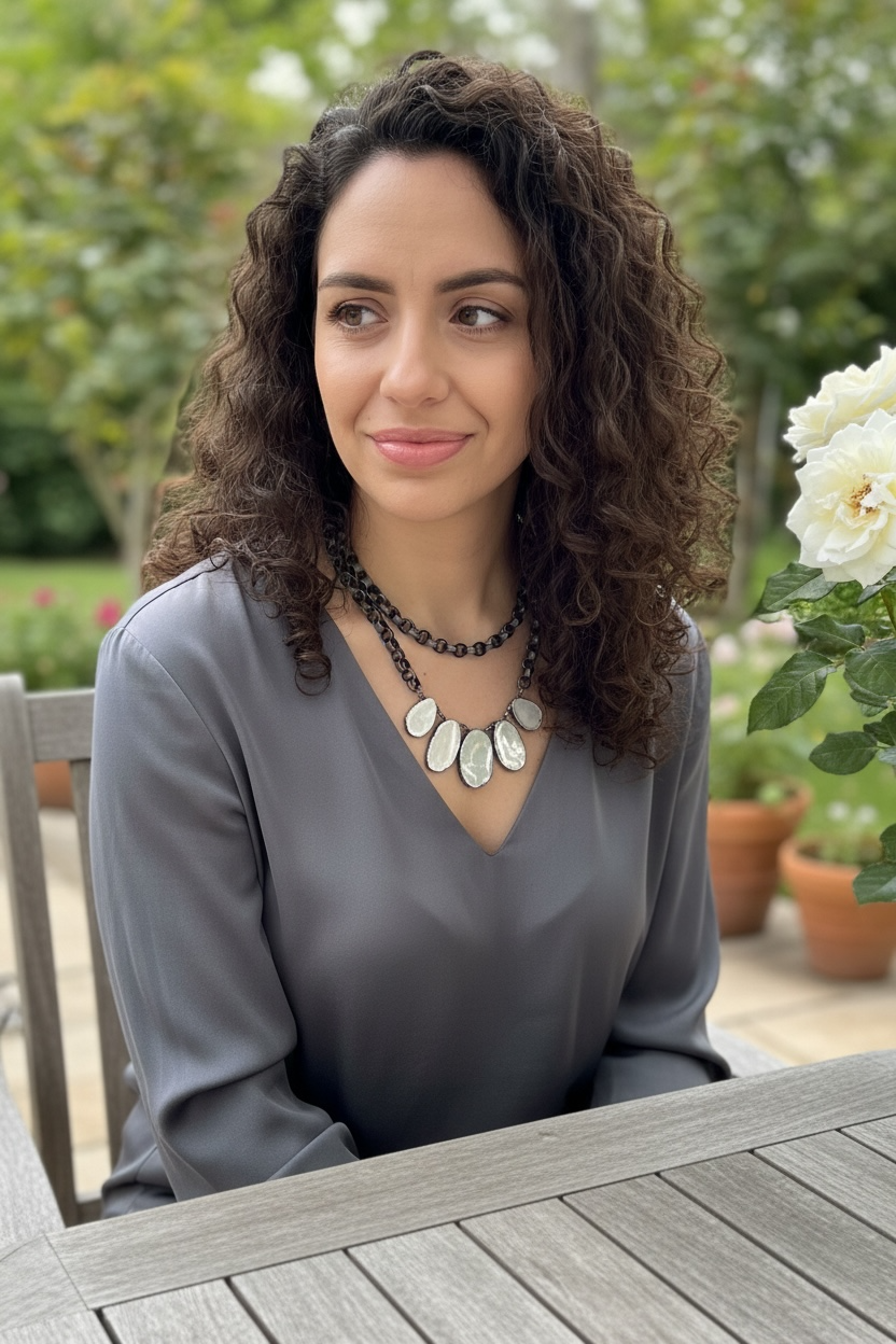 ABSTRACT METAL FRINGE NECKLACE - iBESTEST.com