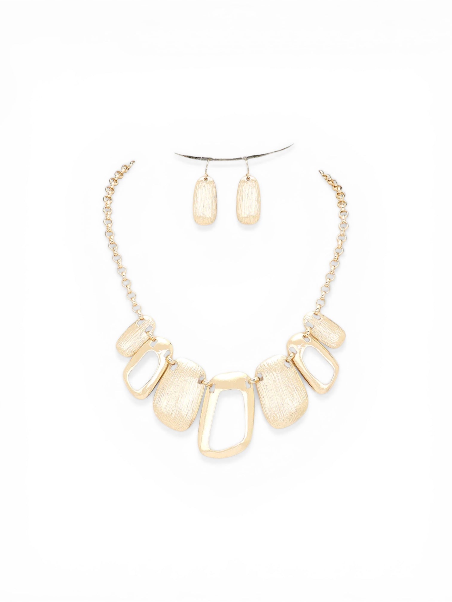 GOLD METAL BAR NECKLACE - iBESTEST.com