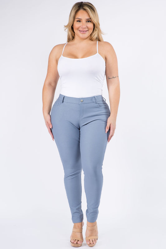 Plus Size 5 Pocket Skinny Jeggings (New)