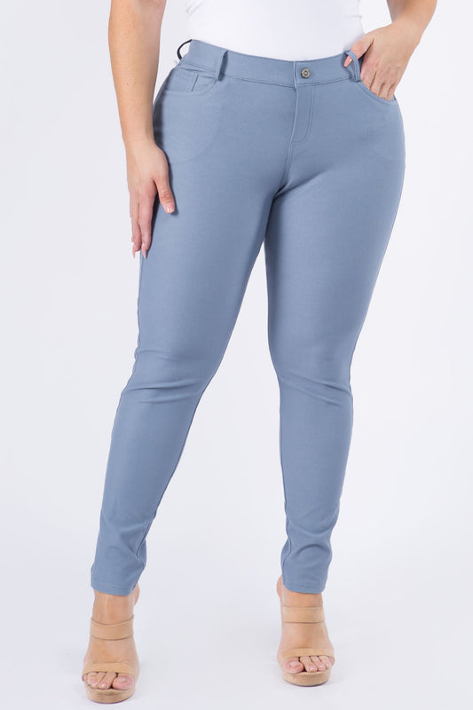 Plus Size 5 Pocket Skinny Jeggings (New)