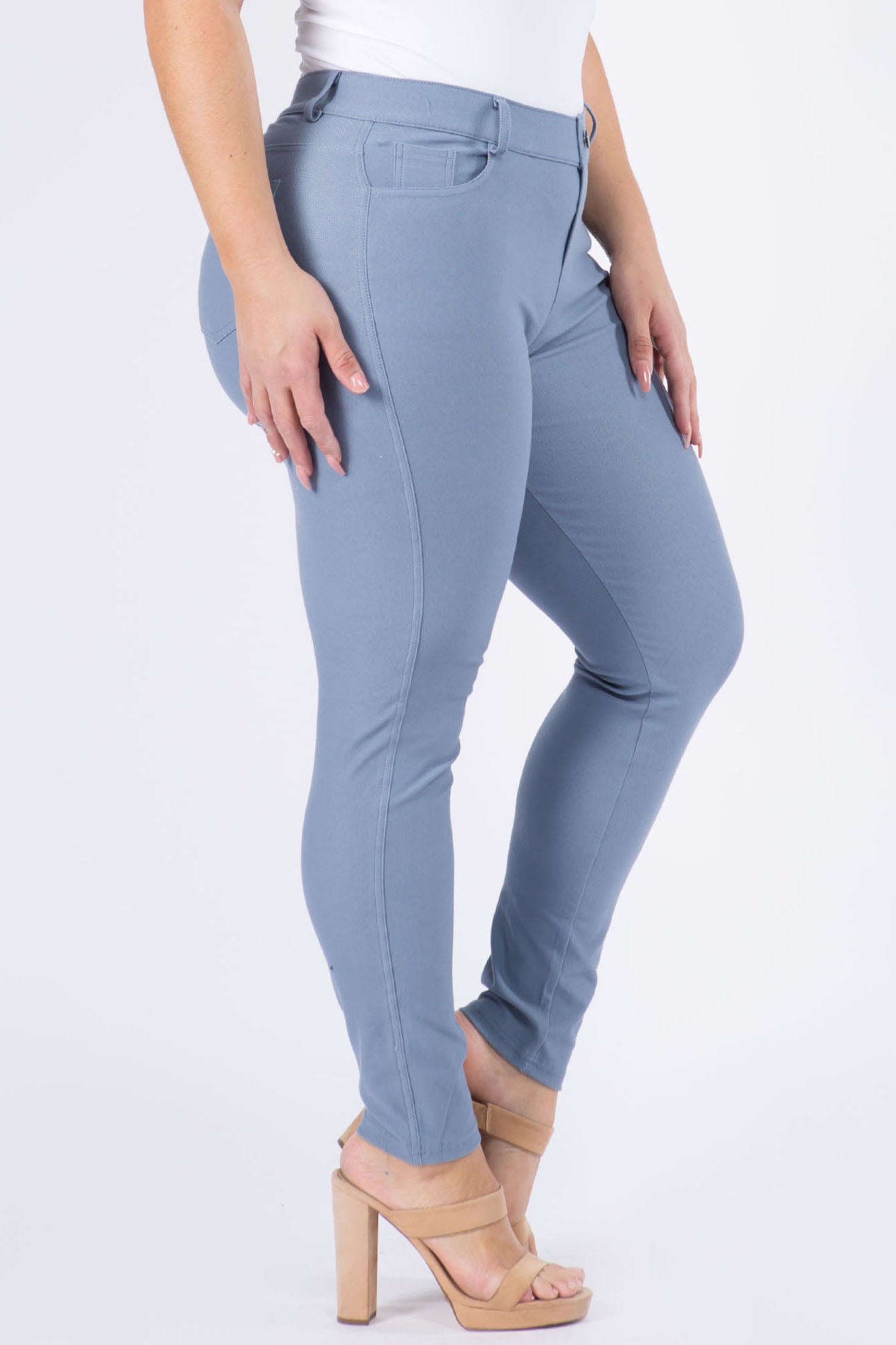 Plus Size 5 Pocket Skinny Jeggings (New)