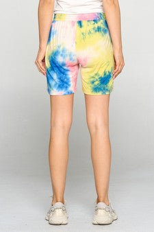 Women's Tie-Dye Print Shorts - iBESTEST.com