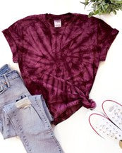 Plum Tie Dye Shirt - iBESTEST.com
