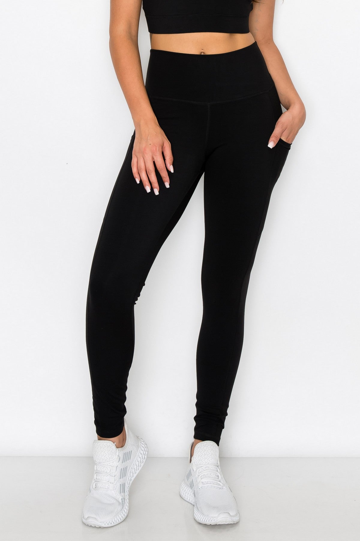 Black Activewear Pocket Pants - iBESTEST.com