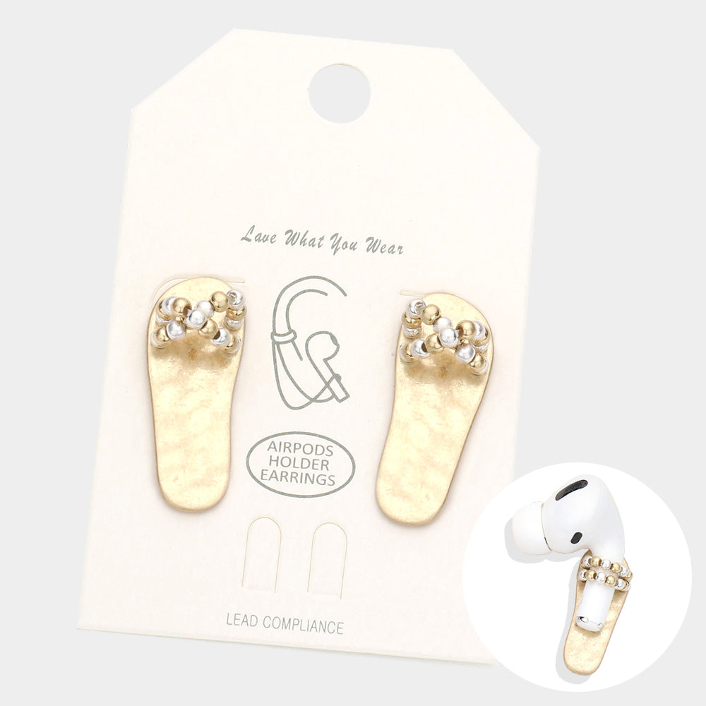 Air Pod Chancla Earrings - iBESTEST.com