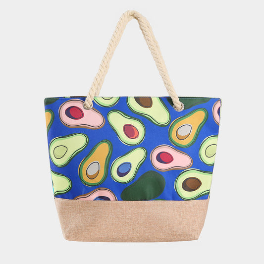 Avocado Beach Tote Bag - iBESTEST.com