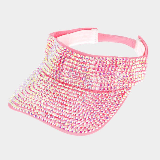 Bling Studded Visor Hat - iBESTEST.com