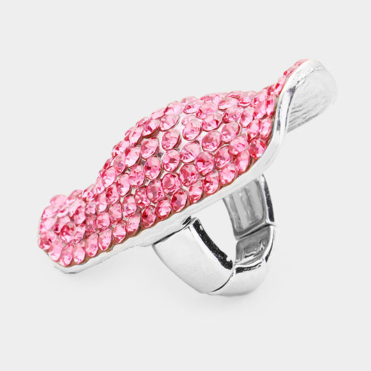 Pink Pave Ring - iBESTEST.com