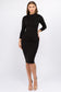 Mock Neck Bodycon Dress - iBESTEST.com