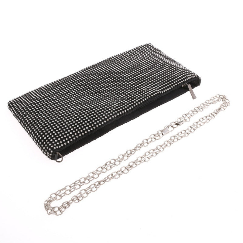 Rhinestone Pouch Clutch