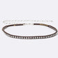 Slim Studded Leather Chain Belt - iBESTEST.com