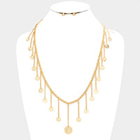 COIN FRINGE NECKLACE - iBESTEST.com