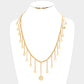 COIN FRINGE NECKLACE - iBESTEST.com