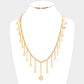 COIN FRINGE NECKLACE - iBESTEST.com