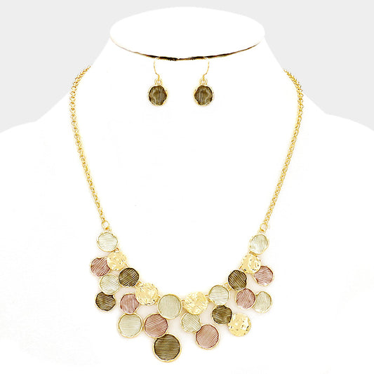 CLUSTER VINE STATEMENT NECKLACE - iBESTEST.com
