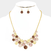 CLUSTER VINE STATEMENT NECKLACE - iBESTEST.com