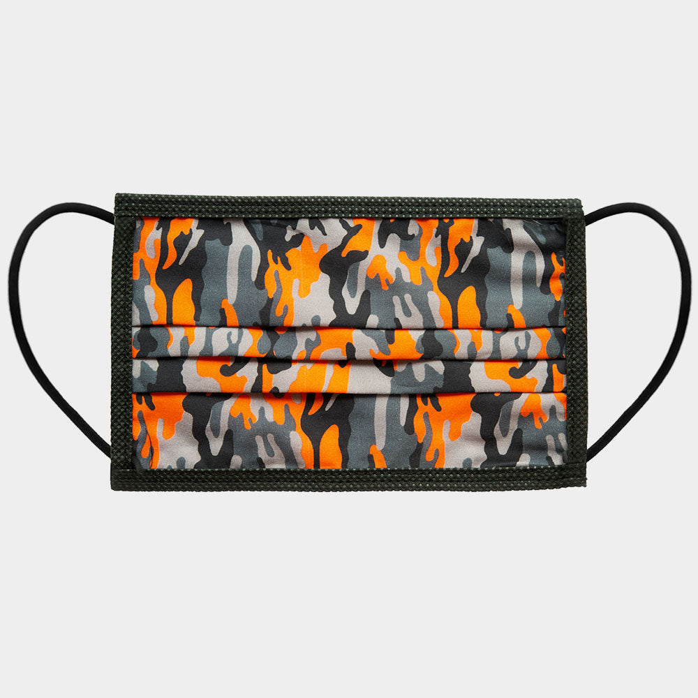Camo Print Pleated Mask - iBESTEST.com