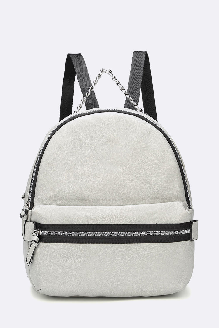 Leather Chain Backpack – iBESTEST