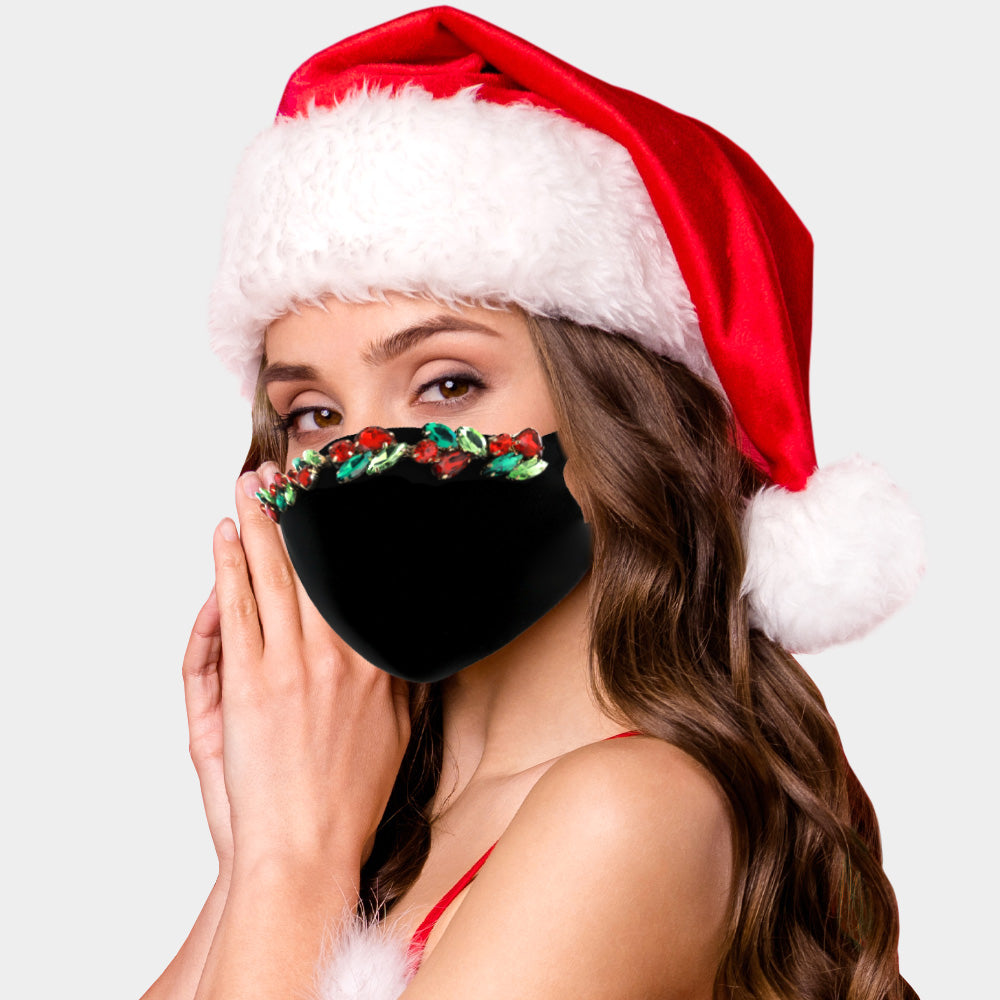 Christmas Bling Mask - iBESTEST.com