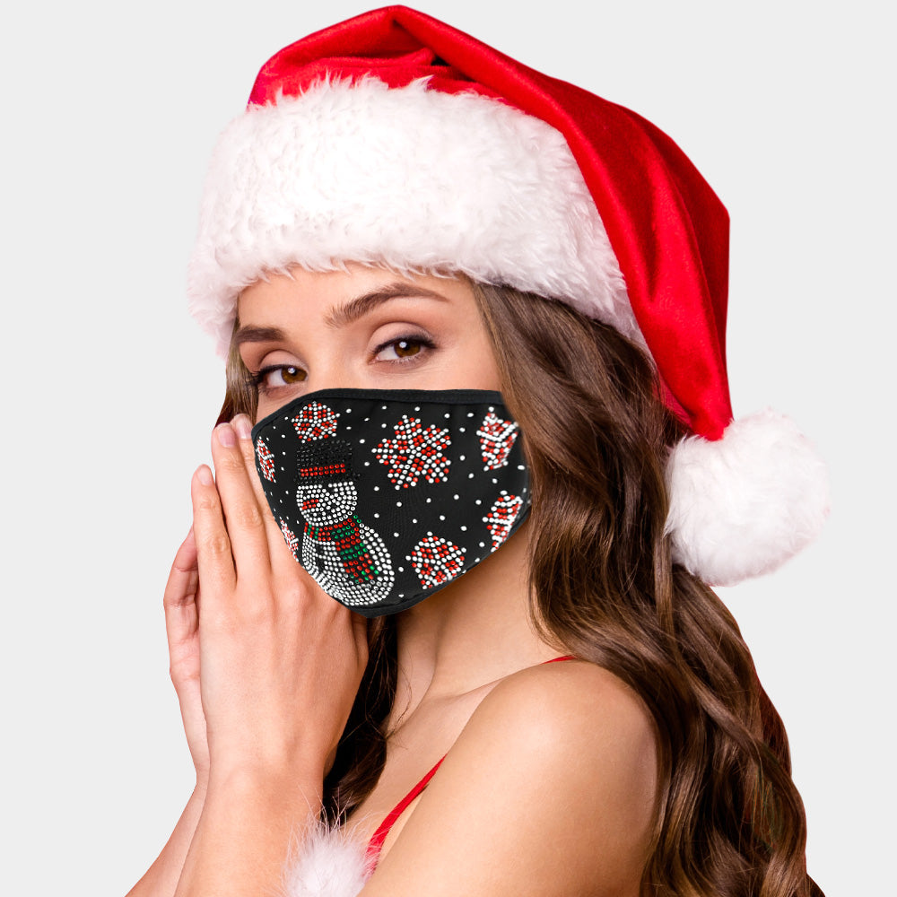 Christmas Bling Mask - iBESTEST.com