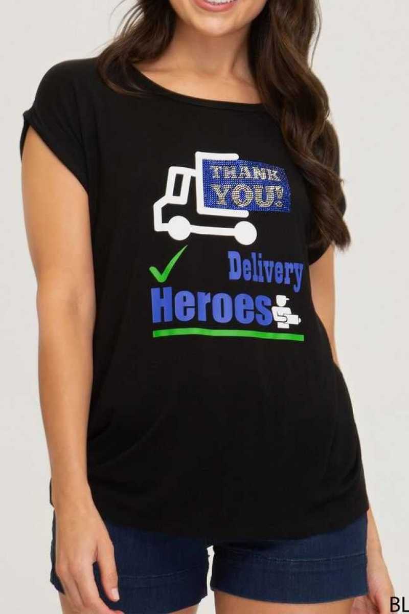 Delivery Heroes Graphic Tee - iBESTEST.com