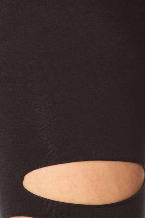 Distressed Ankle Leggings - iBESTEST.com