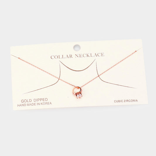 Dainty Engagement Necklace - iBESTEST.com