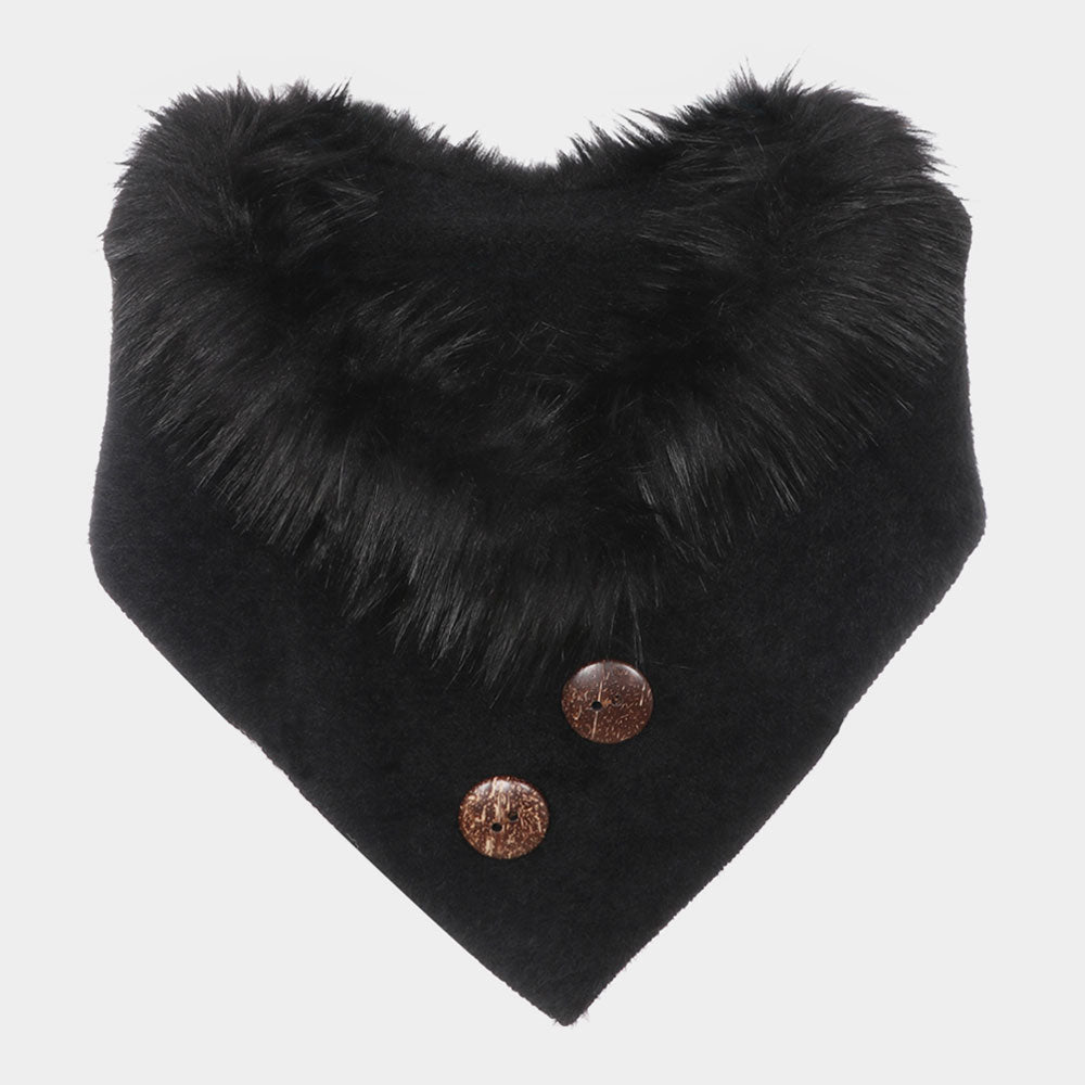 Solid Faux Fur Tube Scarf (New) - iBESTEST.com