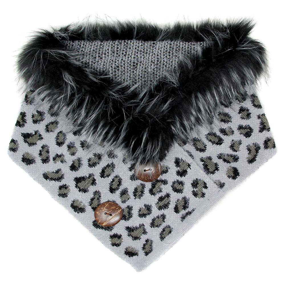 Animal Print Faux Fur Scarf (New) - iBESTEST.com
