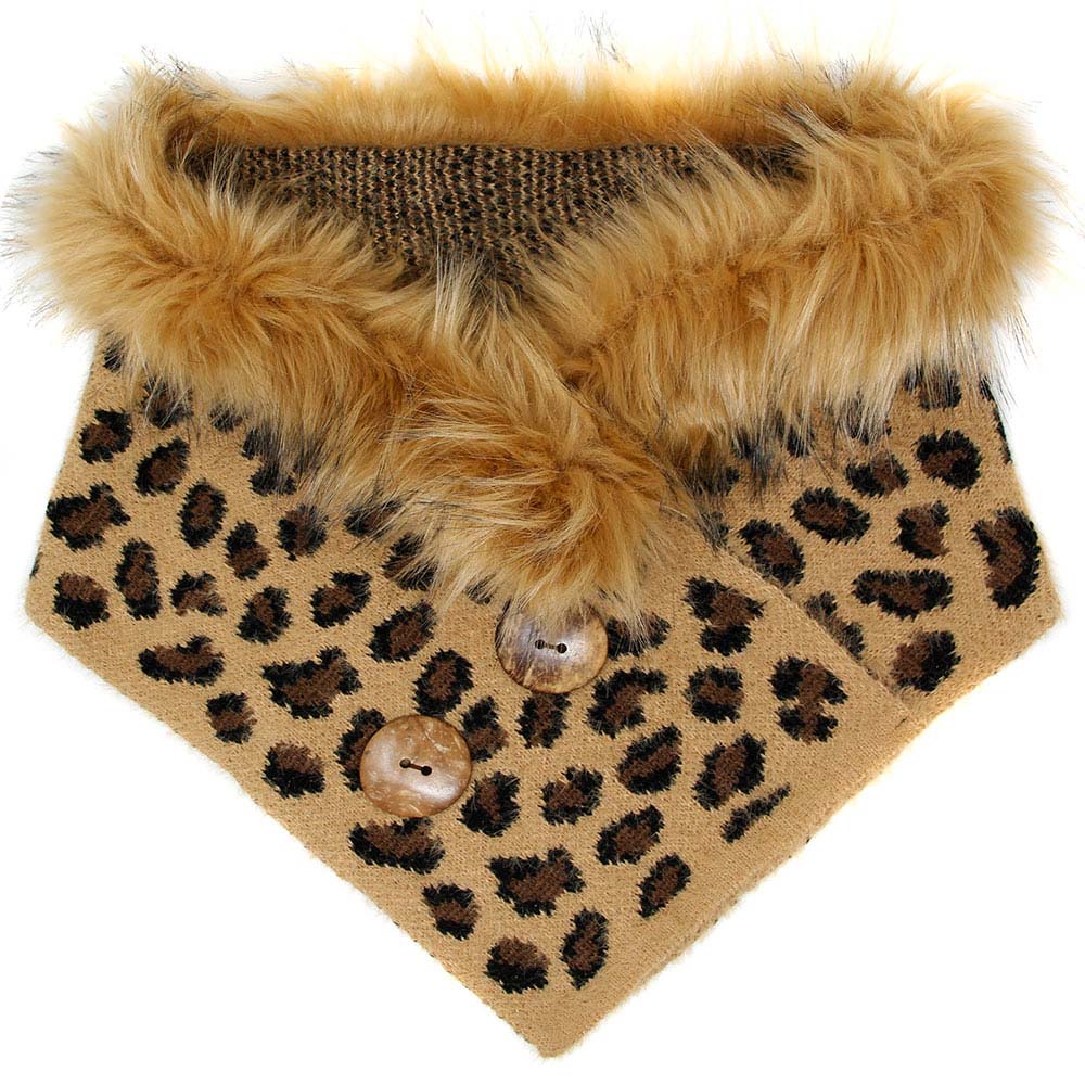 Animal Print Faux Fur Scarf (New) - iBESTEST.com