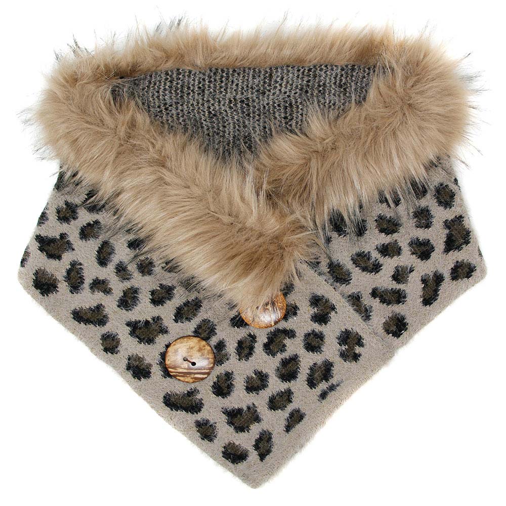 Animal Print Faux Fur Scarf (New) - iBESTEST.com