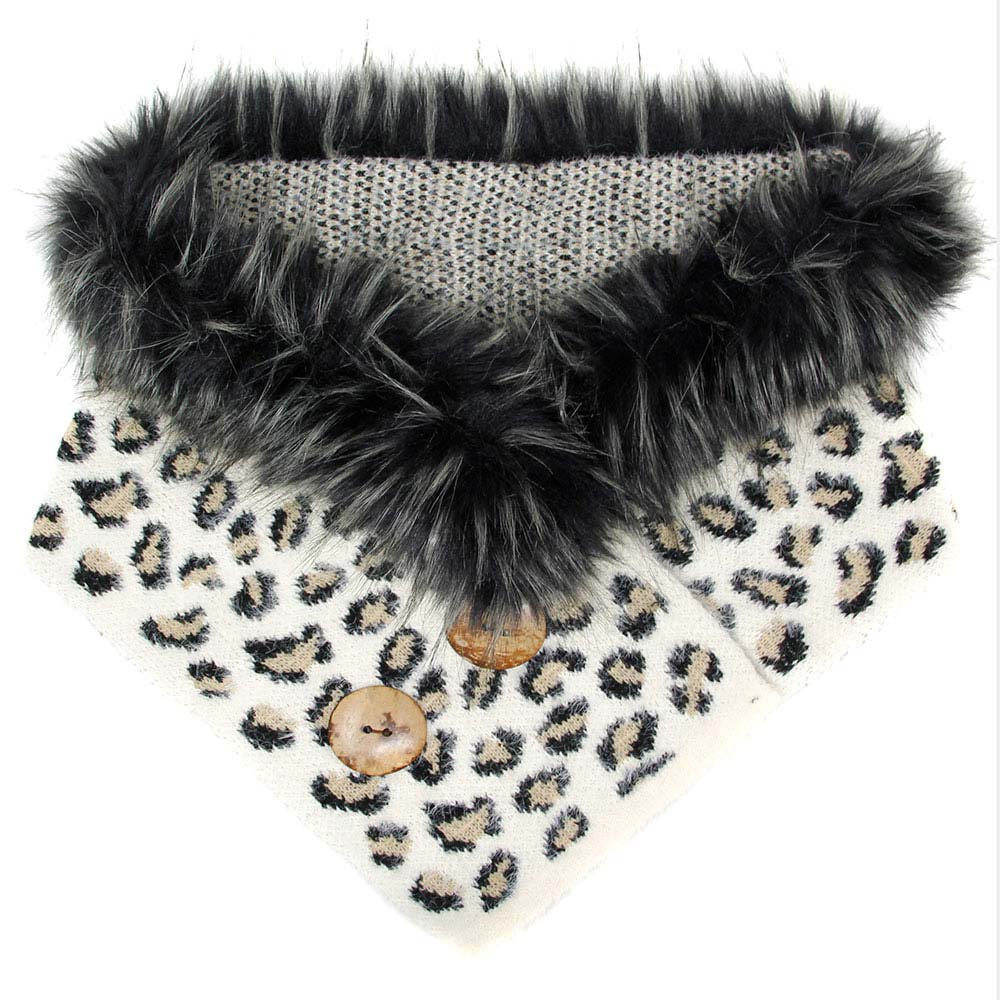 Animal Print Faux Fur Scarf (New) - iBESTEST.com