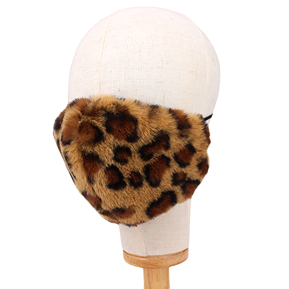 Faux Fur Leopard Mask - iBESTEST.com