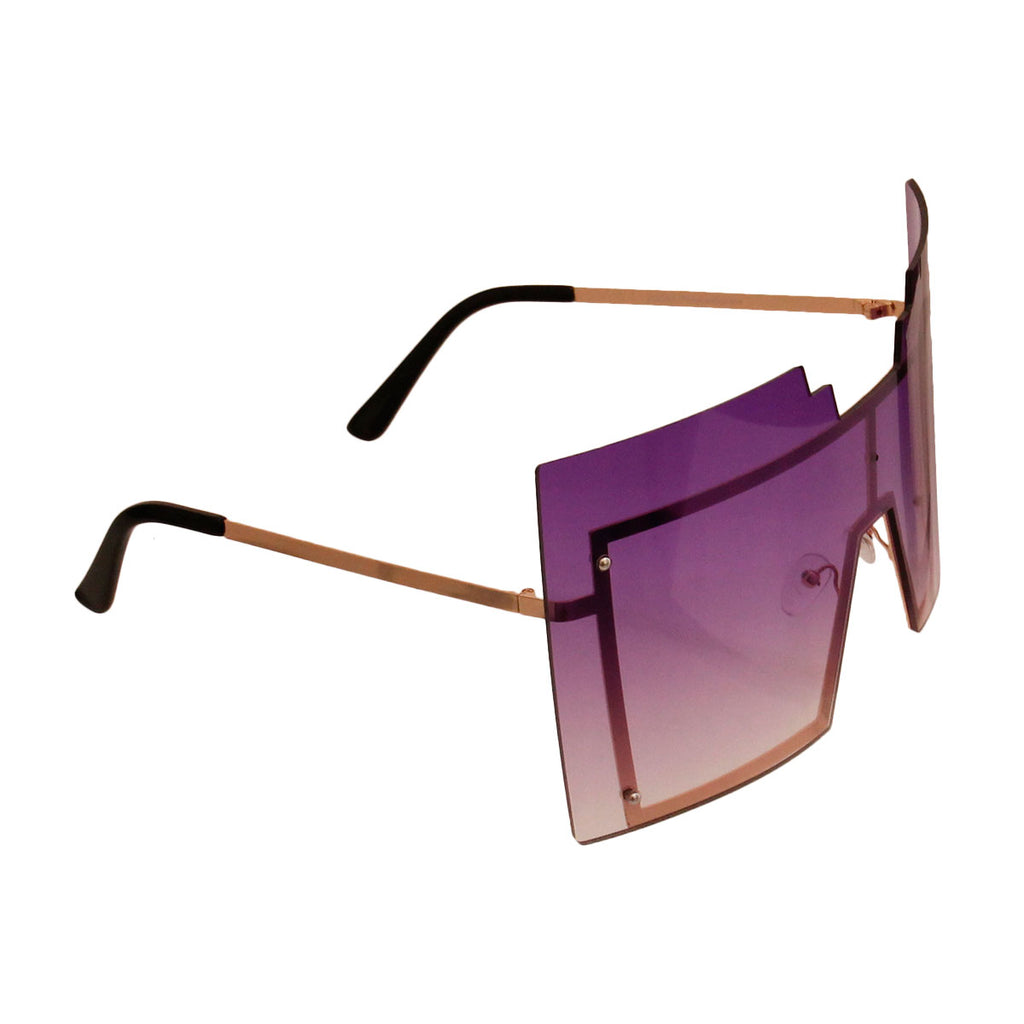 Geometric Shield Sunglasses - iBESTEST.com