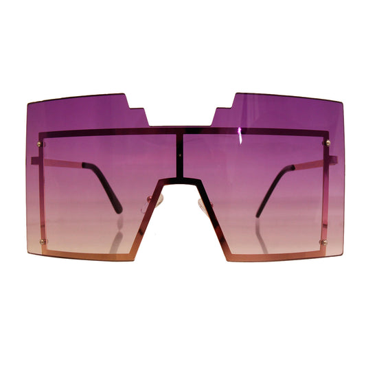 Geometric Shield Sunglasses - iBESTEST.com